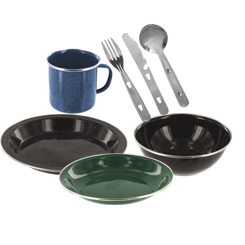 Enamel camping outdoor eating - camping,
