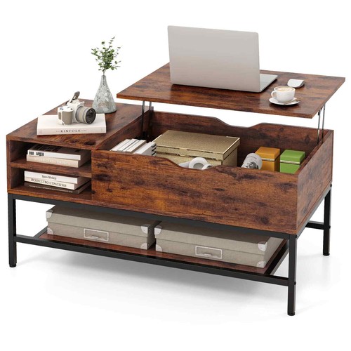 Costway lift top coffee - top, table