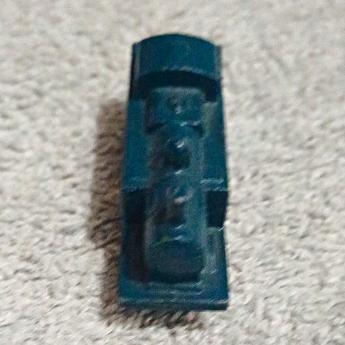 Gauge blue plastic - plastic, steam