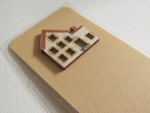 Long beige bookmark with - with, a