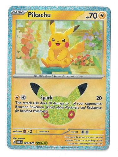Pikachu 025 128 - (03/30), nm