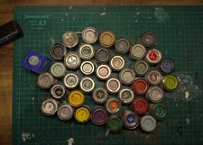 Humbrol & Revell Used enamel Scale Model Paints Job Lot Bundle Matt Etc
