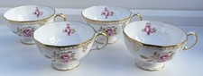 4 Royal Crown Derby ‘Royal Pinxton Roses’ Cups - A1155 XXXIII