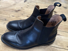 Nps classic black - black, leather