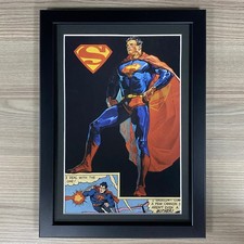 SUPERMAN FRAMED ART. DREW STRUZAN, DC
