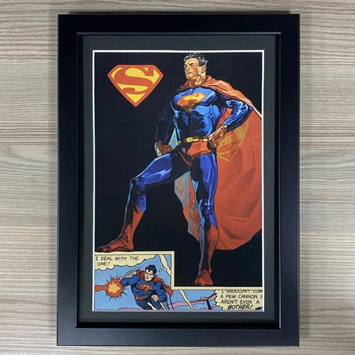 Superman framed art - superman, art.