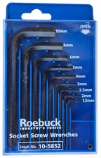 9 Piece HEX KEY L-Key Set