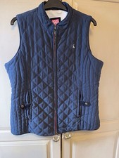 Joules Women's Gilet Body Warmer Size 16, Navy