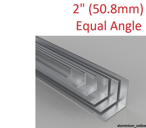 Aluminium equal angle - equal, 2"