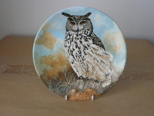 Coalport plate eagle - plate, owl'