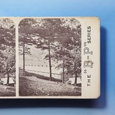 Lake District Victorian Stereoview 3D C1900 Sty Barrow Crag Old Cottages Cumbria