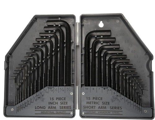 Hex key set - hex, 30pc