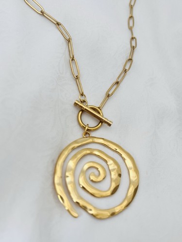 18k gold plated chunky - 18k,