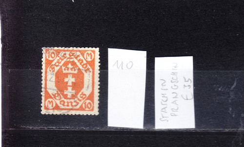 Gdansk 110 stamp straschin - gdansk,