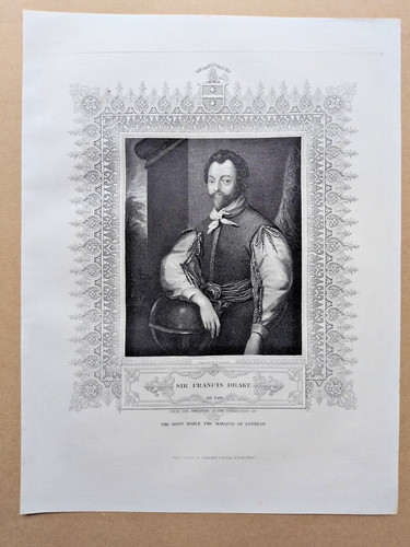 Portrait sir francis drake - portrait,