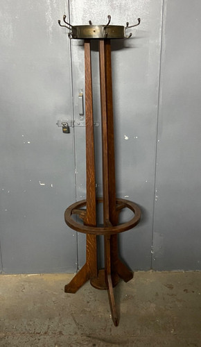 Antique vintage wooden coat - vintage,