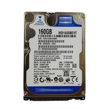 Western Digita 160GB WD1600BEVT 5400RPM 8MB SATA 2.5" Laptop HDD Hard Disk Drive