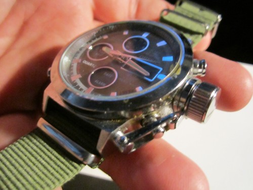 Men ohsen chronograph alarm - men's,