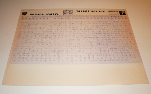 Microfiche spare parts - parts, catalog