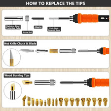 K KERNOWO 76-in-1 Pyrography