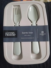 Bento Box with Cutlery Plastic