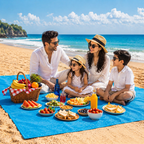 Large beach mat - large, waterproof