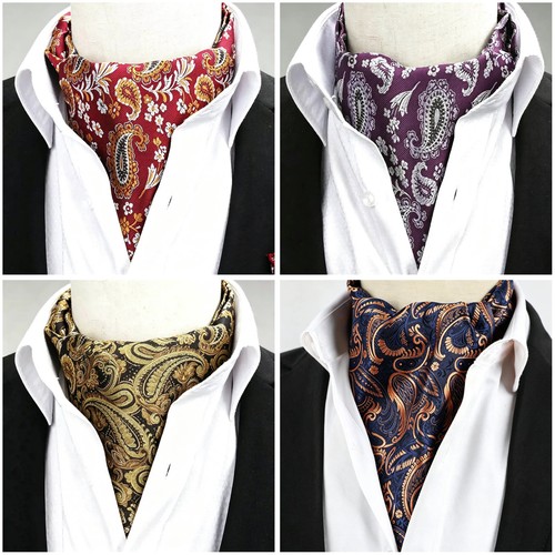 Ties men ascot neck - ties,