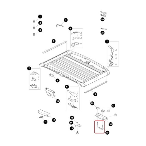 Thule brackets for - thule, roof