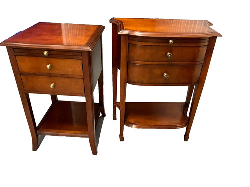 Pair bedsides mahogany - pair, of