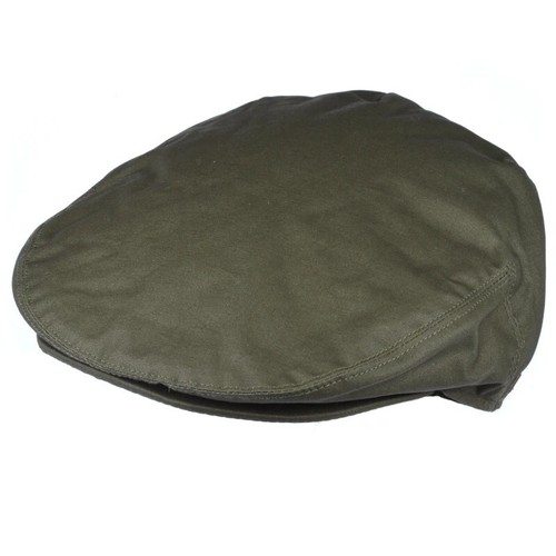 Wax flat cap olive green - olive, major