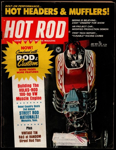 July 1971 hot - hot, rod