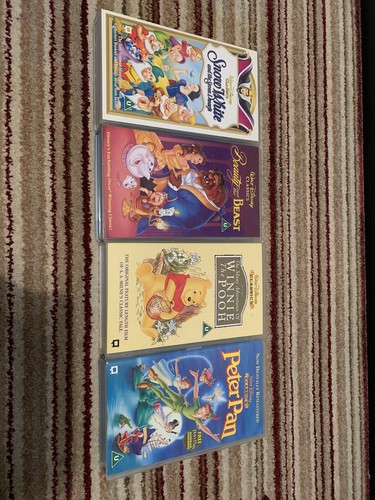 Disney vhs tape bundlex4 - tape,