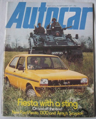 Autocar magazine 1977 - magazine, 24/9/1977