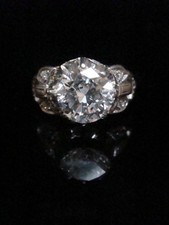 ART DECO 1920S 18CT PLATINUM