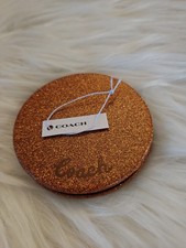 NEW Coach Dark Orange Glitter