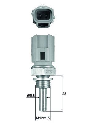 Sensor coolant temperature - coolant,