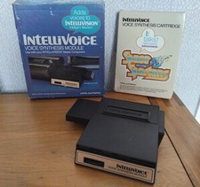 Boxed Mattel Intellivision Intellivoice Voice Synthesis Module & Space Spartans