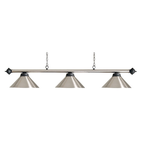 Pool table lights brushed - pool,