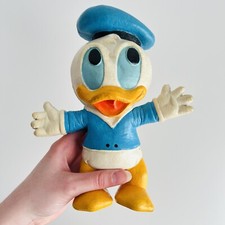 Vintage Disney Babies Baby Donald Duck Bendy Soft Poseable Foam Toy 1984 1980’s