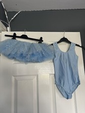 Girls Skirt tutu and leotard dance wear from starlite size 0 two pice