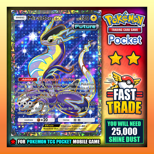 Pokemon tcg pocket miraidon - pocket,