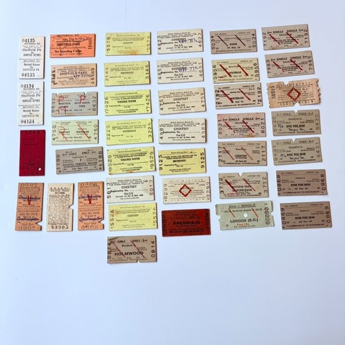 British railways tickets - british,