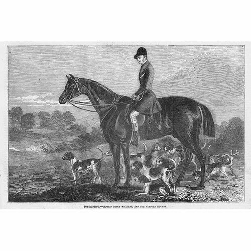Fox hunting captain percy - fox,