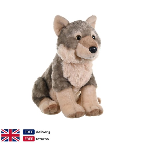 Wolf cub stuffed animal 12in - animal,