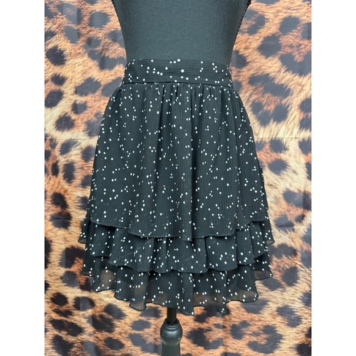 Black polka dot - polka, tiered