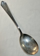 Vintage Watson Sterling Silver Serving Spoon 9 inches long 80 Grams Hallmarked