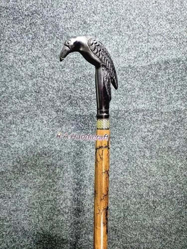 Vintage crow head handle - crow, men's
