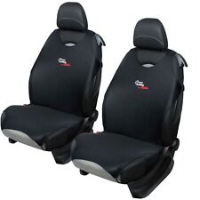 2 Black Front Car Seat Covers