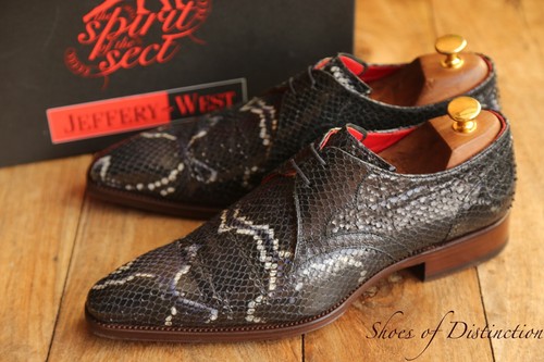 Jeffery west blue python skin - west,