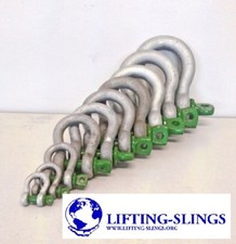 Heavy Duty Green Pin Alloy Bow Lifting Shackles 0.33ton to 55ton - 4x4 Recovery